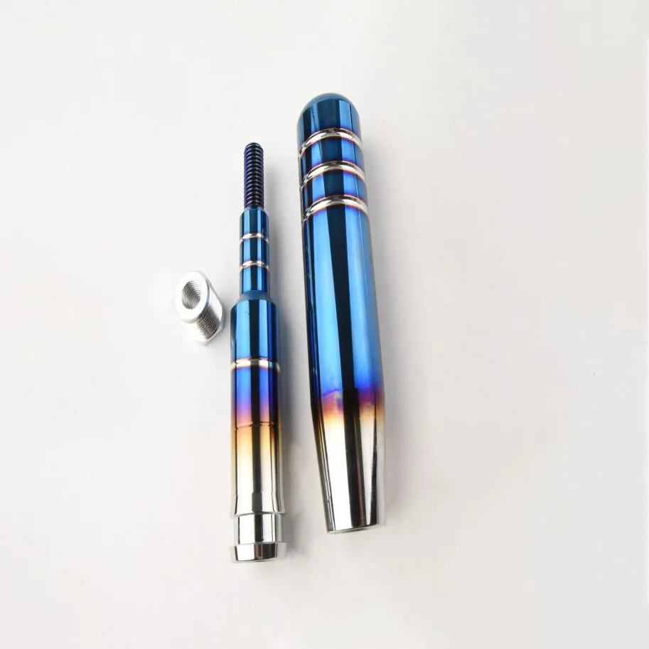 Automobile metal modification - raising the car gearshift head, adding a longer gearshift lever, and extending the lever head.
Automobile metal modification - raising the car gearshift head, adding a longer gearshift lever, and extending the lever head.