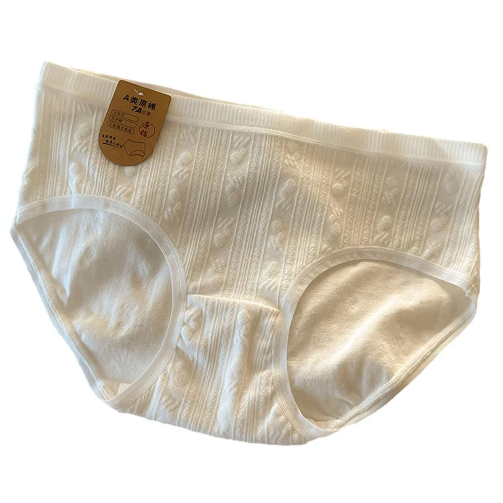 Women Pure Cotton Comfortable Soft Underpants White Color Cloud Skin-friendly Panties Breathable Sweat Briefs Underwear Girls
Women Pure Cotton Comfortable Soft Underpants White Color Cloud Skin-friendly Panties Breathable Sweat Briefs Underwear Girls