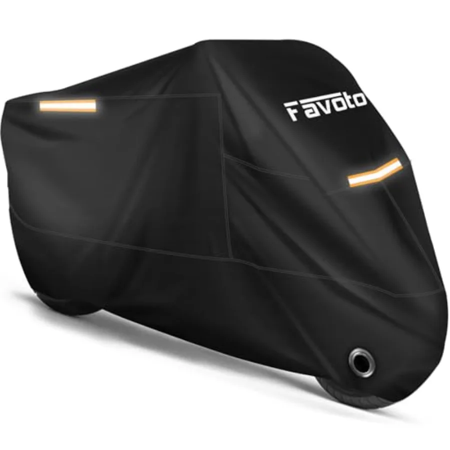 Motorcycle Cover Waterproof Outdoor All Season Weather Sun Rain Protection Night Reflective with Lock-Holes and Storage Bag Fit
Motorcycle Cover Waterproof Outdoor All Season Weather Sun Rain Protection Night Reflective with Lock-Holes and Storage Bag Fit