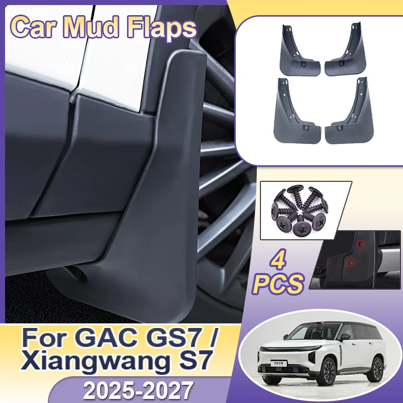 4PCS Car Front Rear Fenders For GAC GS7 Accessories Trumpchi Xiangwang S7 2025 2026 2027 Mudflaps Mud Flaps Splash Guards Tools
4PCS Car Front Rear Fenders For GAC GS7 Accessories Trumpchi Xiangwang S7 2025 2026 2027 Mudflaps Mud Flaps Splash Guards Tools