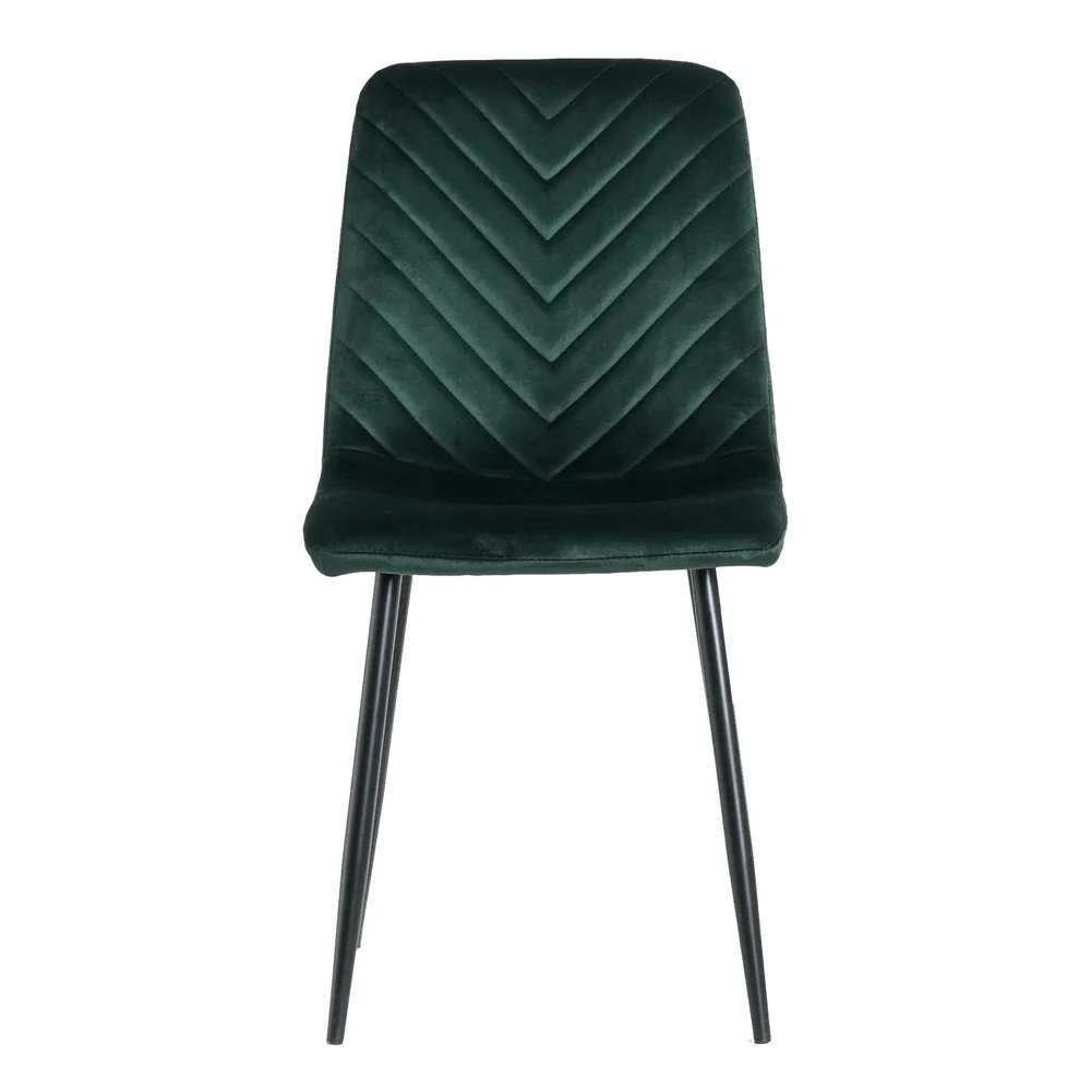 For Luxury Dark Green Fabric Soft Seat and Back Dining Chair With Black Legs
For Luxury Dark Green Fabric Soft Seat and Back Dining Chair With Black Legs