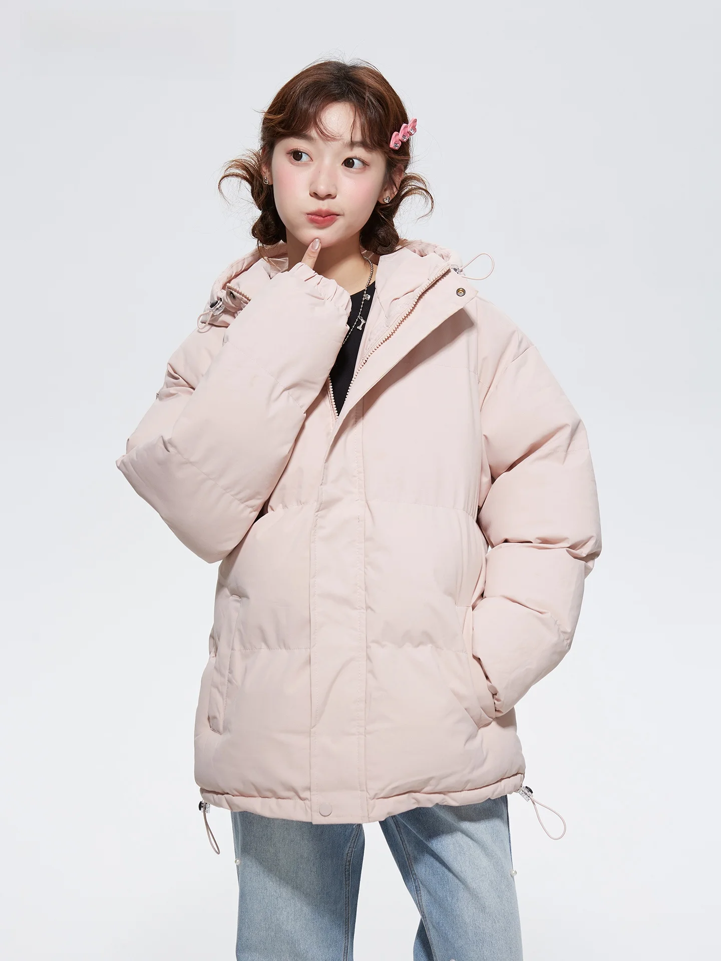 Чистый цвет, хлопковая куртка с капюшоном, женская зимняя новинка, теплая универсальная верхняя одежда для пар, простая длинная све
Чистый цвет, хлопковая куртка с капюшоном, женская зимняя новинка, теплая универсальная верхняя одежда для пар, простая длинная све