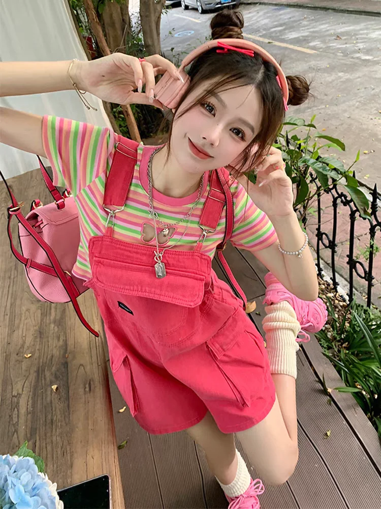 Джинсовый комбинезон Dopne Rose для женщин, летние свободные брюки с широкими штанинами, с высокой талией, повседневные, весенне-летние, модные женские джинсы
Джинсовый комбинезон Dopne Rose для женщин, летние свободные брюки с широкими штанинами, с высокой талией, повседневные, весенне-летние, модные женские джинсы