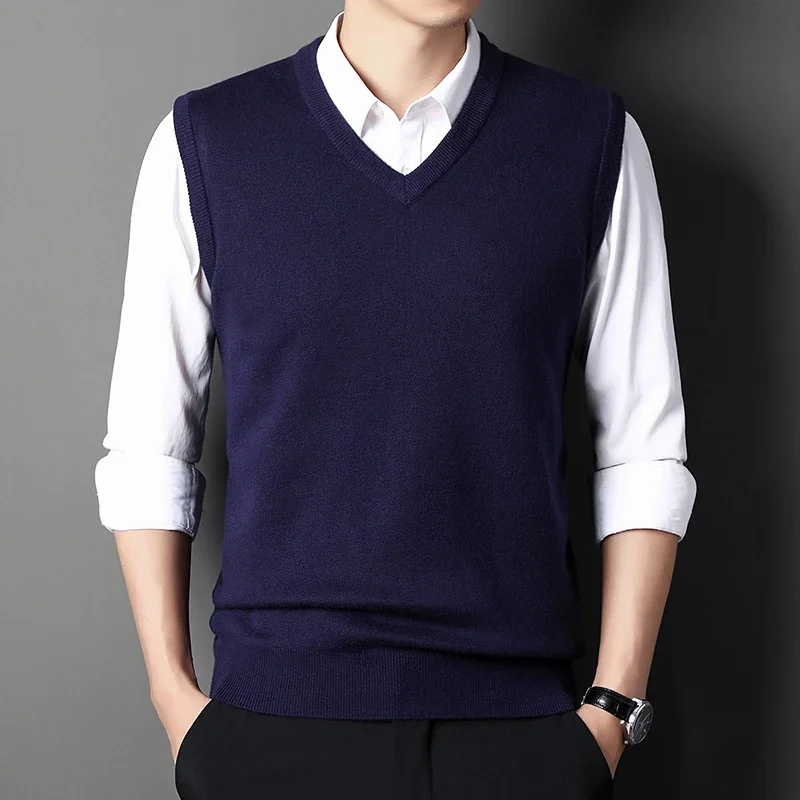 Men's Solid Color Sweater Vest Casual Fashion Warm Top for All Seasons Comfortable Breathable Layering Essential
Men's Solid Color Sweater Vest Casual Fashion Warm Top for All Seasons Comfortable Breathable Layering Essential