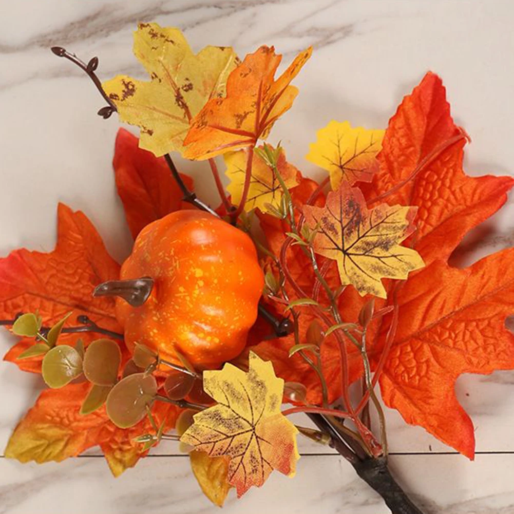 Autumn Fall Maple Leaves Branch Foam Artificial Fall Fake Maple Leaves Stems Plant For Outdoor Wedding Halloween Home Decoration
Autumn Fall Maple Leaves Branch Foam Artificial Fall Fake Maple Leaves Stems Plant For Outdoor Wedding Halloween Home Decoration