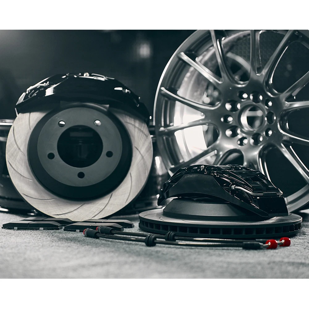 High quality dr6 sliver color 6 piston caliper with 355*32mm rear expanded rotor drilled and slotted disc for Tiggo 8 Pro Max
High quality dr6 sliver color 6 piston caliper with 355*32mm rear expanded rotor drilled and slotted disc for Tiggo 8 Pro Max