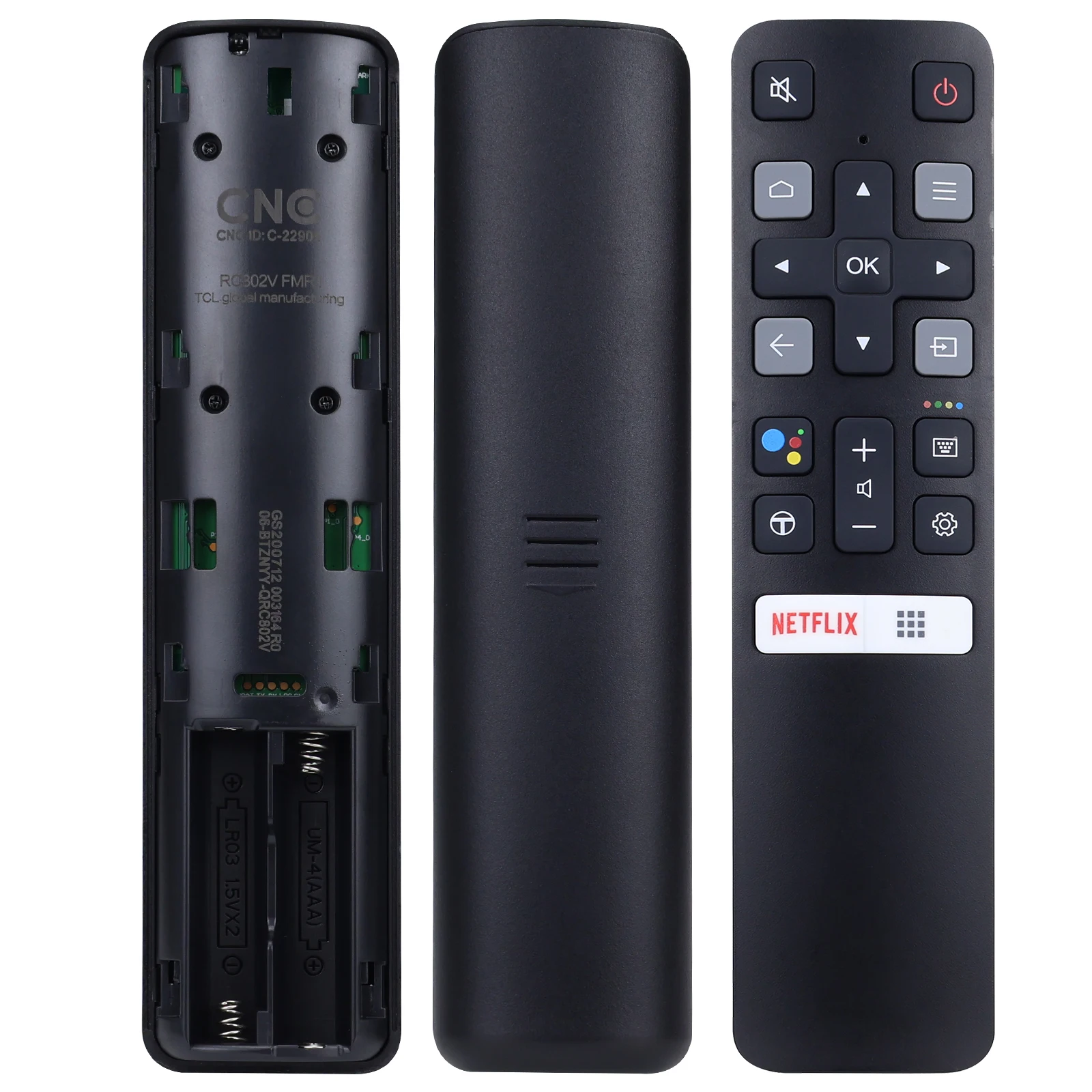 RC802V FMR1 RC802V FUR6 RC802V FNR1 for TCL Android 4K UHD Smart TV WIth Voice Function for Smart Home Infrared Remote Control
RC802V FMR1 RC802V FUR6 RC802V FNR1 for TCL Android 4K UHD Smart TV WIth Voice Function for Smart Home Infrared Remote Control