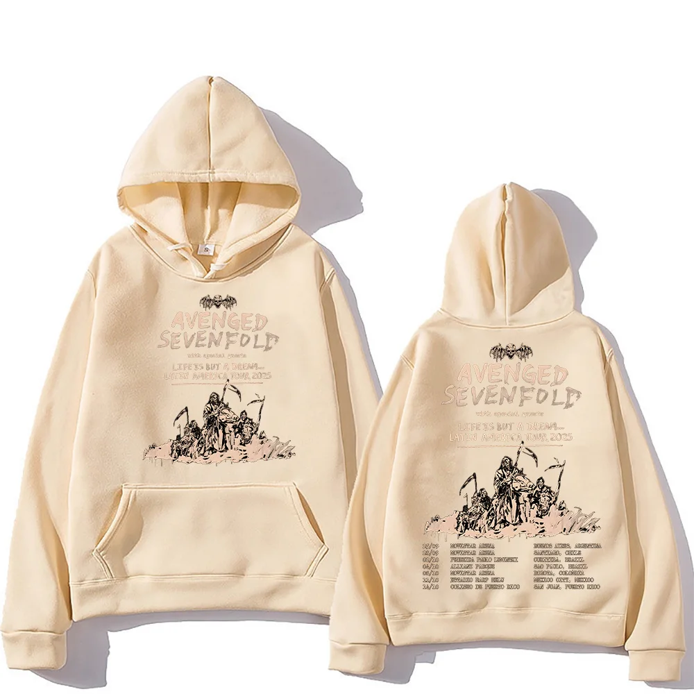 Avenged Sevenfold Hoodies Avenged Sevenfold Latin America Tour 2025 Sweatshirts Hip Hop Y2k Women Men Loose Hooded Pullover
Avenged Sevenfold Hoodies Avenged Sevenfold Latin America Tour 2025 Sweatshirts Hip Hop Y2k Women Men Loose Hooded Pullover