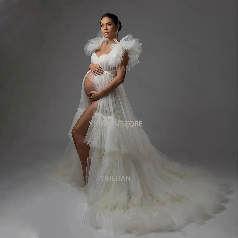 Customized Bridal Robe Tulle Maternity Dresses for PhotoShoot Tiered Puffy Boho Maternity Gown Photography Dress Babyshower Gown
Customized Bridal Robe Tulle Maternity Dresses for PhotoShoot Tiered Puffy Boho Maternity Gown Photography Dress Babyshower Gown