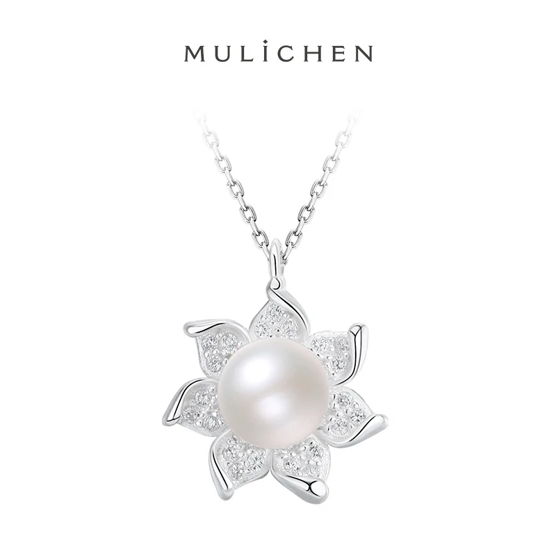 Natural Freshwater Pearl Pendant 999 Silver Necklace With Floral Pearl Necklace High-quality Jewelry Gift
Natural Freshwater Pearl Pendant 999 Silver Necklace With Floral Pearl Necklace High-quality Jewelry Gift