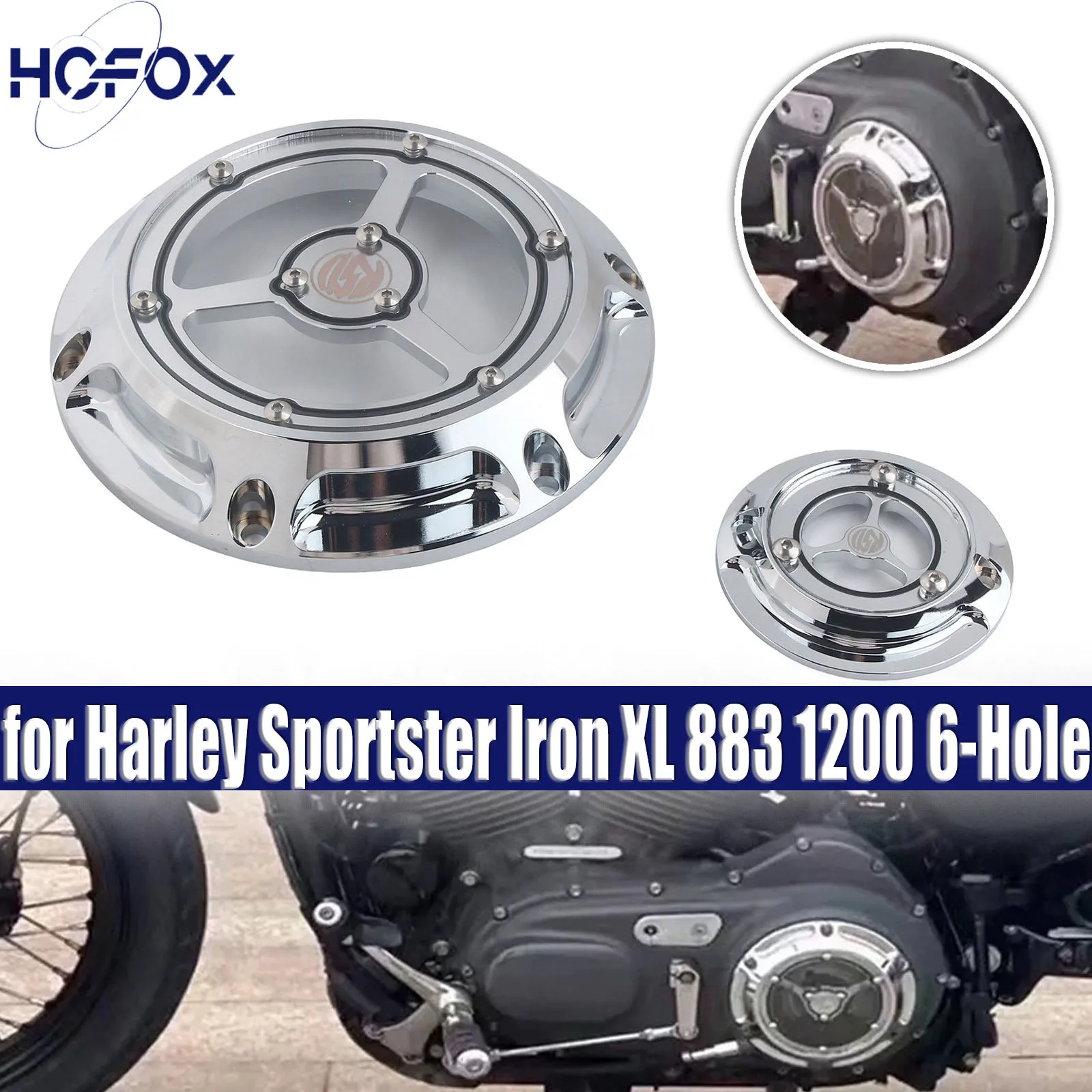 Motorcycle RSD Derby Timing Timer Cover Accessories for Harley Sportster Iron XL 883 1200 6-Hole Engine Derby Timer Timing
Motorcycle RSD Derby Timing Timer Cover Accessories for Harley Sportster Iron XL 883 1200 6-Hole Engine Derby Timer Timing