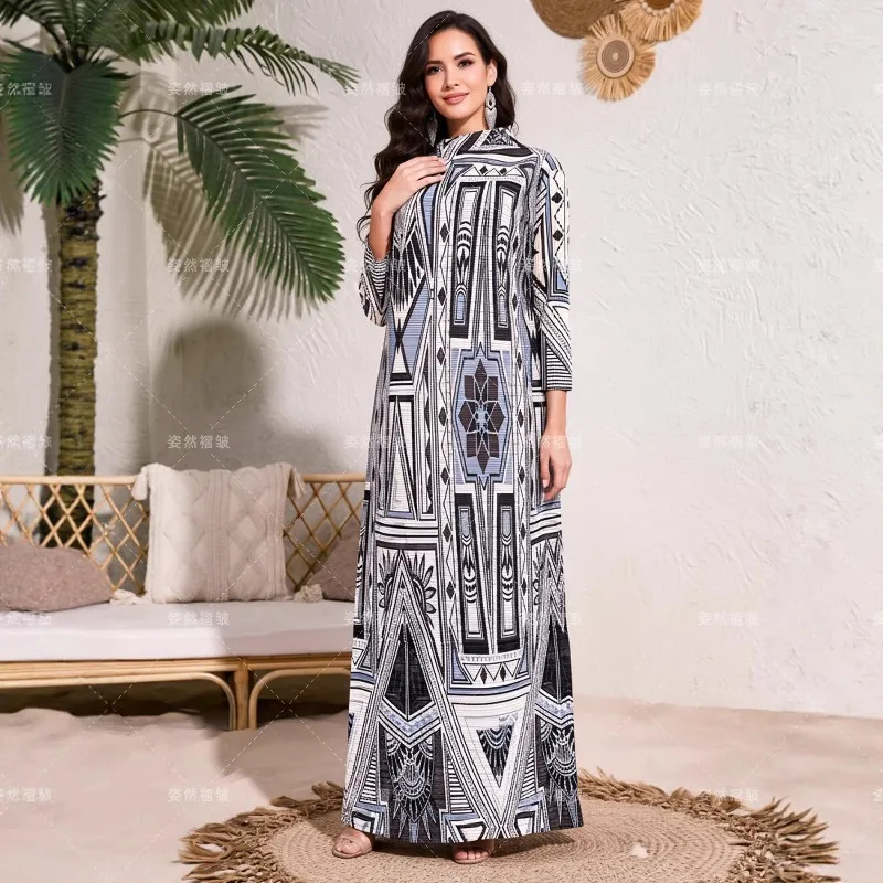 Miyake Pleated Dresses Plisse Loose Plus Size 2026 Spring New Organza Gown Dress Geometric Print Pleats Abaya Women's Clothing
Miyake Pleated Dresses Plisse Loose Plus Size 2026 Spring New Organza Gown Dress Geometric Print Pleats Abaya Women's Clothing