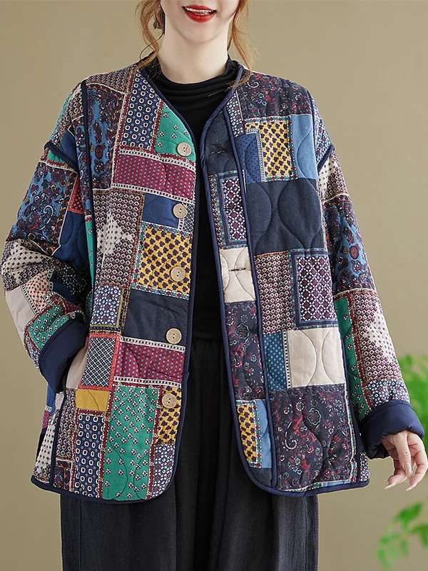 Свободное повседневное женское пальто из хлопка и льна с цветочным принтом в стиле ретро, легкое пальто с ромбовидным узором, зимняя верхняя одежда Fem
Свободное повседневное женское пальто из хлопка и льна с цветочным принтом в стиле ретро, легкое пальто с ромбовидным узором, зимняя верхняя одежда Fem