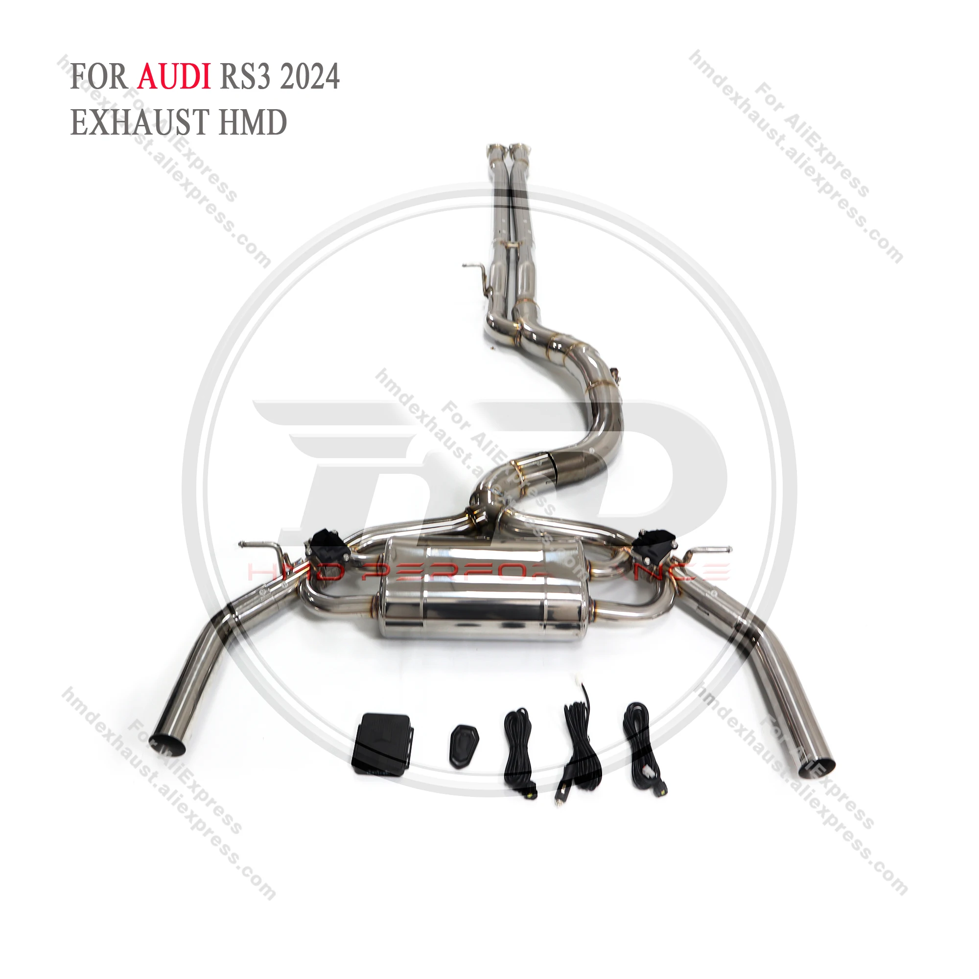 HMD Exhaust System Stainless Steel Performance Catback for Audi RS3 Muffler With Valve
HMD Exhaust System Stainless Steel Performance Catback for Audi RS3 Muffler With Valve