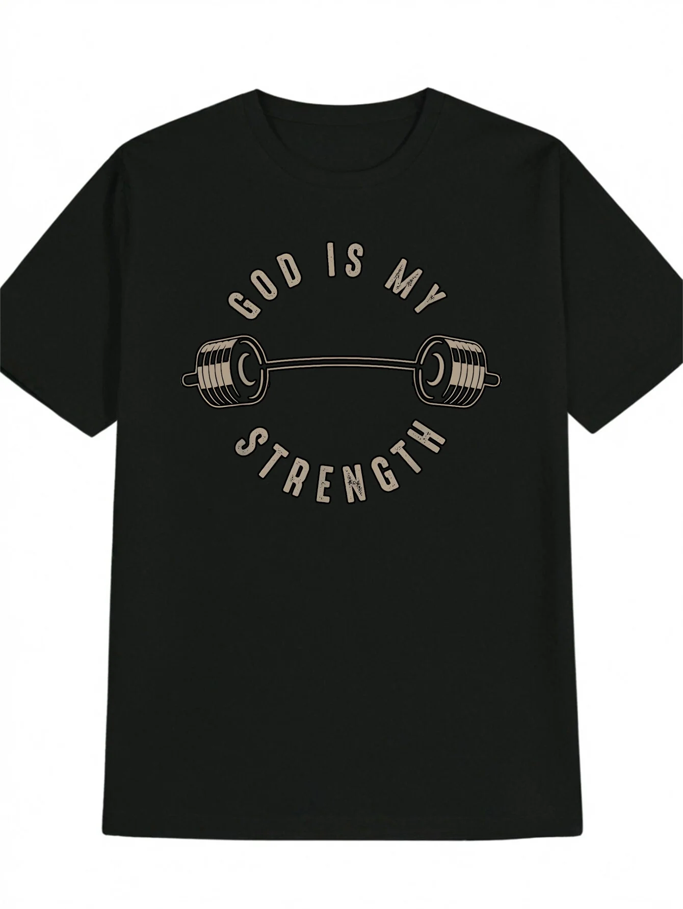 Men'S Casual Crew Neck T-Shirt with God is My Strength Print Breathable Comfortable Perfect Everyday Tshirt Motivational Print
Men'S Casual Crew Neck T-Shirt with God is My Strength Print Breathable Comfortable Perfect Everyday Tshirt Motivational Print
