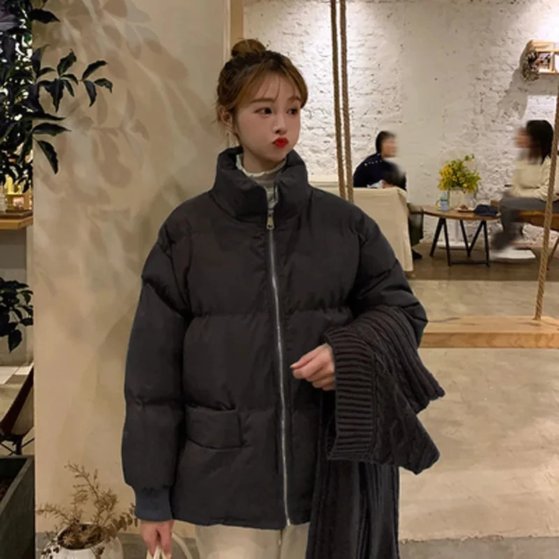 Down Cotton Jacket Women Autumn Winter 2023 New Thickened Loose Fitting Bread Cotton Coat Leisure Large Size Parkas Womens
Down Cotton Jacket Women Autumn Winter 2023 New Thickened Loose Fitting Bread Cotton Coat Leisure Large Size Parkas Womens