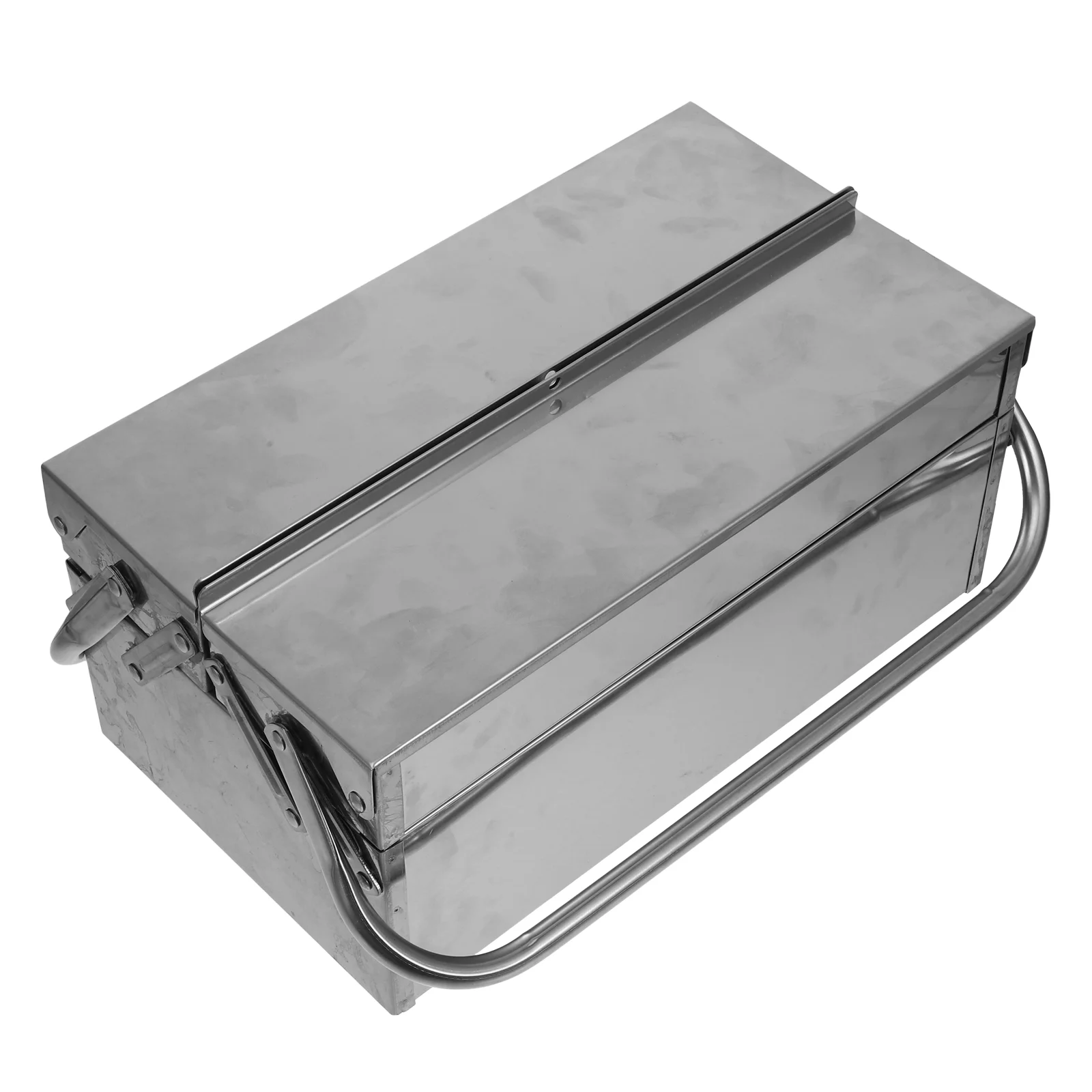 Toolbox Multi-function Storage Case Reusable Organizer Metal Bins Handle Supply Stainless Steel Wear-resistant Office
Toolbox Multi-function Storage Case Reusable Organizer Metal Bins Handle Supply Stainless Steel Wear-resistant Office