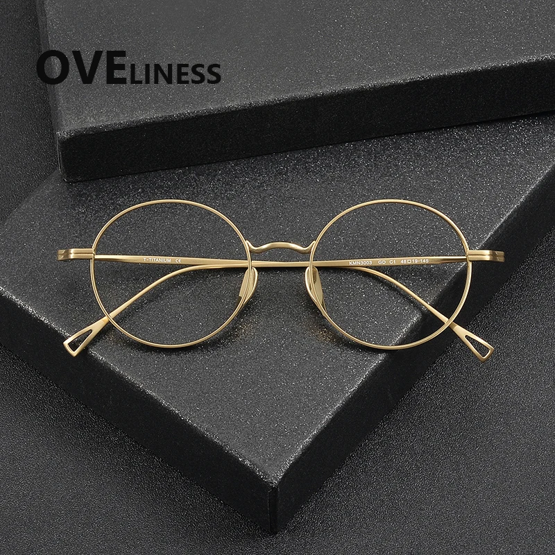 Pure Titanium Glasses Frame Men Brand Design Vintage Round Eyeglasses Women Retro Ultralight High Quality Eyewear spectacles
Pure Titanium Glasses Frame Men Brand Design Vintage Round Eyeglasses Women Retro Ultralight High Quality Eyewear spectacles