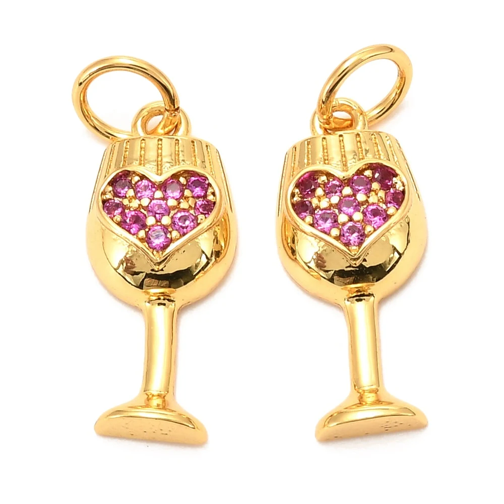 10pcs Wine Glass Charms Brass Zirconia Pendants Real 18K Gold Plated for Jewelry Making Diy Necklace Bracelet Earring Supplies
10pcs Wine Glass Charms Brass Zirconia Pendants Real 18K Gold Plated for Jewelry Making Diy Necklace Bracelet Earring Supplies
