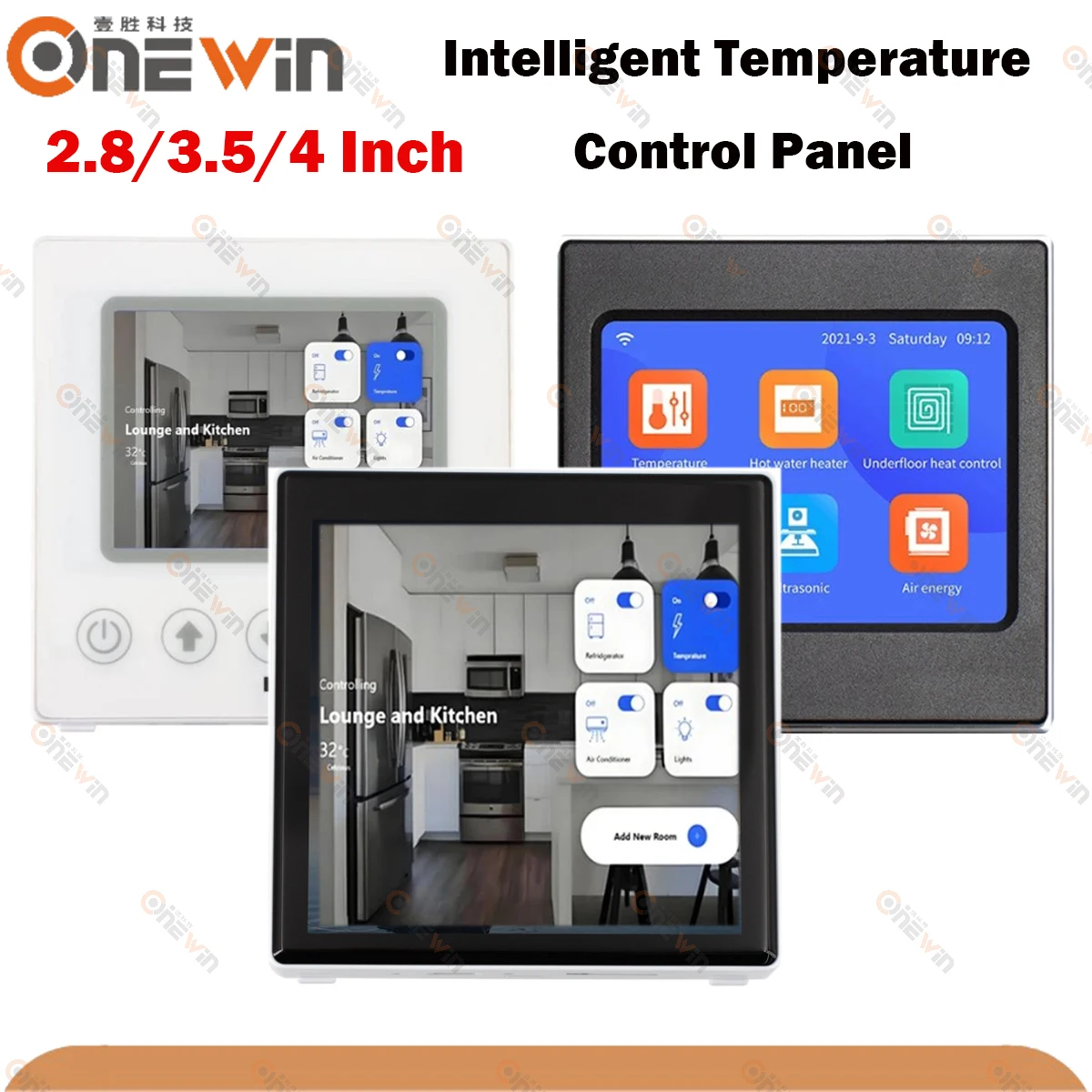 ONEWIN 2.8 3.5 4 inch HMI Touch Screen Intelligent Temperature Control 86 Panel
ONEWIN 2.8 3.5 4 inch HMI Touch Screen Intelligent Temperature Control 86 Panel