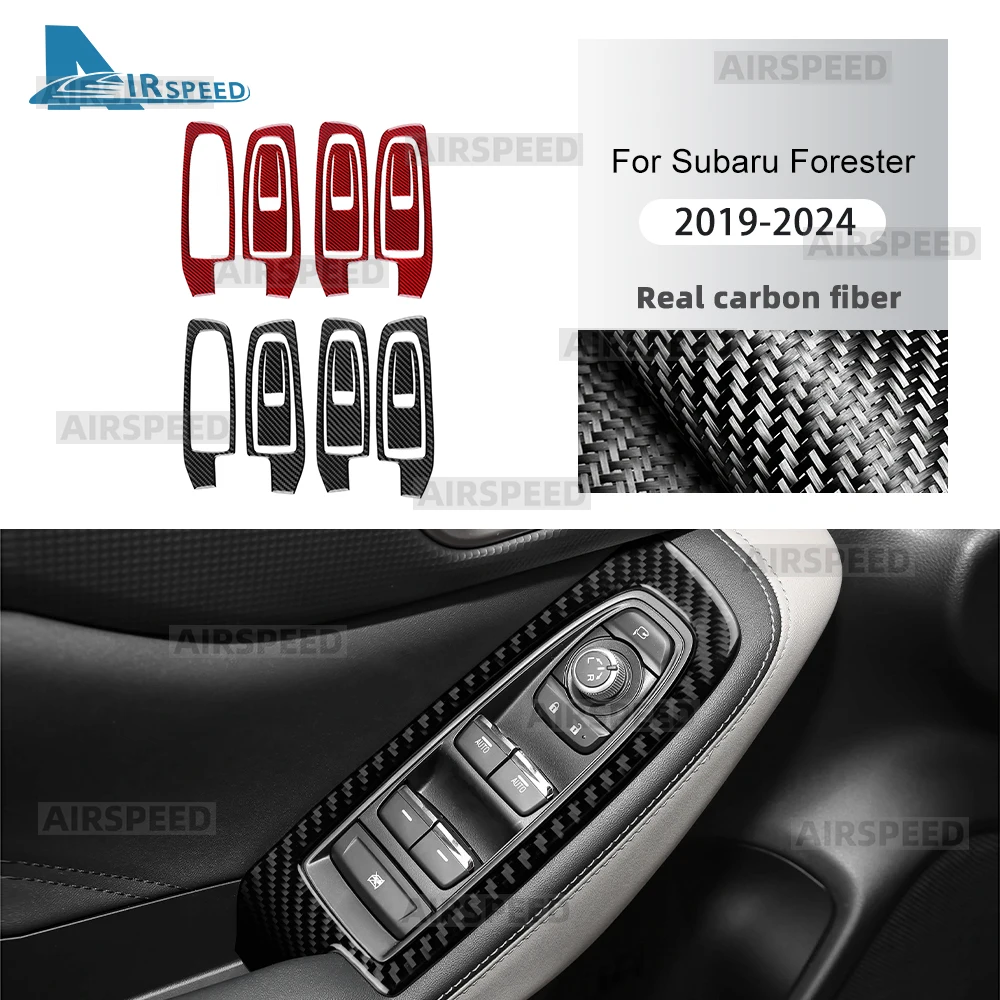 Real Soft Carbon Fiber Trim Sticker LHD RHD for Subaru Forester 2019 2020 2021 2022 2023 2024 Car Window Lift Button Interior
Real Soft Carbon Fiber Trim Sticker LHD RHD for Subaru Forester 2019 2020 2021 2022 2023 2024 Car Window Lift Button Interior
