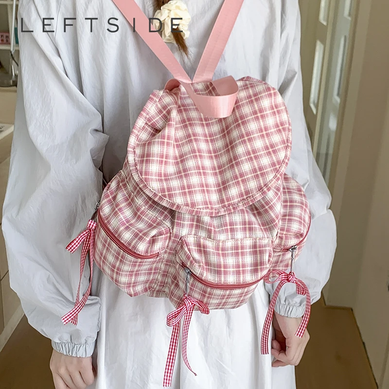 LEFTSIDE Women's Small Daily Use Grid Canvas Backpacks 2025 Fashion Summer New Backpack Girls School Bag Cute Simple Back Pack
LEFTSIDE Women's Small Daily Use Grid Canvas Backpacks 2025 Fashion Summer New Backpack Girls School Bag Cute Simple Back Pack