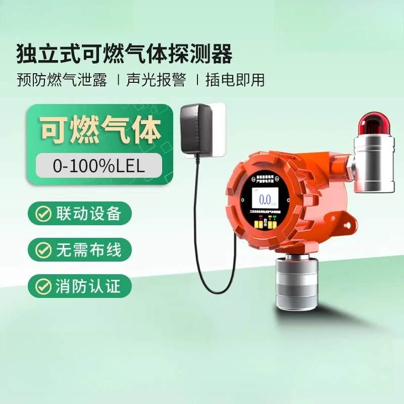 Explosion-Proof Gas Detector Alarm with Auto Shut-Off Valve for Natural Gas Leak, Commercial Use
Explosion-Proof Gas Detector Alarm with Auto Shut-Off Valve for Natural Gas Leak, Commercial Use