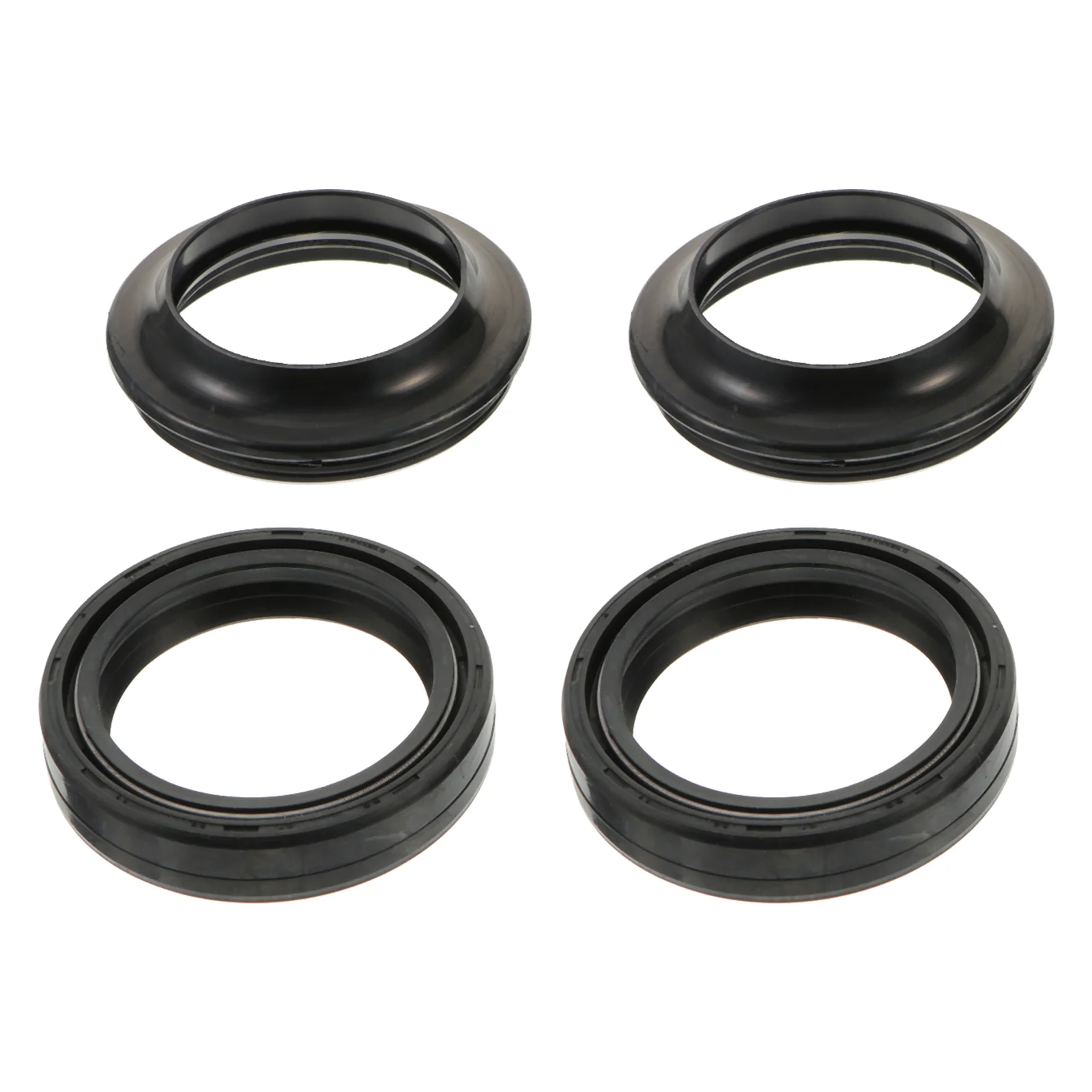 4 Pcs Dust Cover Motorbike Oil Leakage Prevention Front Fork Seal Kit Matte Rubber Superior Durability Easy Install
4 Pcs Dust Cover Motorbike Oil Leakage Prevention Front Fork Seal Kit Matte Rubber Superior Durability Easy Install