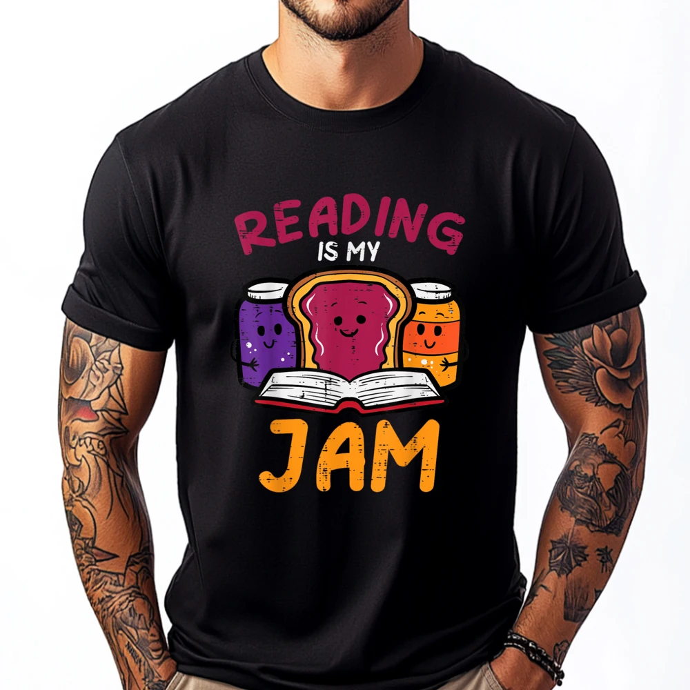 Reading My Jam Read Reading Book Librarian Men Sports T Shirt Men Unisex New Year 2025
Reading My Jam Read Reading Book Librarian Men Sports T Shirt Men Unisex New Year 2025