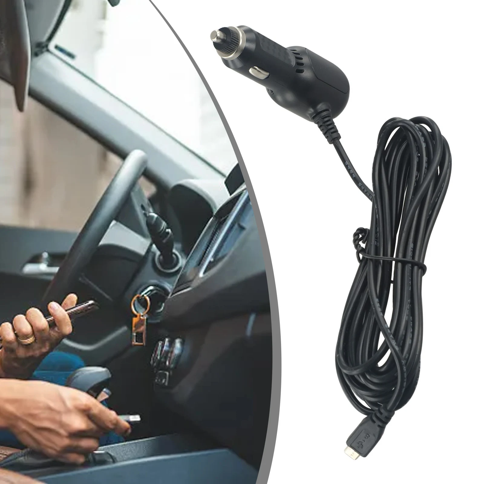 ABS Dash Cam Car Charger 3.5A DVR Charging Cable Multi-function Voltage Display Wide Compatibility Fire Resistant ABS
ABS Dash Cam Car Charger 3.5A DVR Charging Cable Multi-function Voltage Display Wide Compatibility Fire Resistant ABS