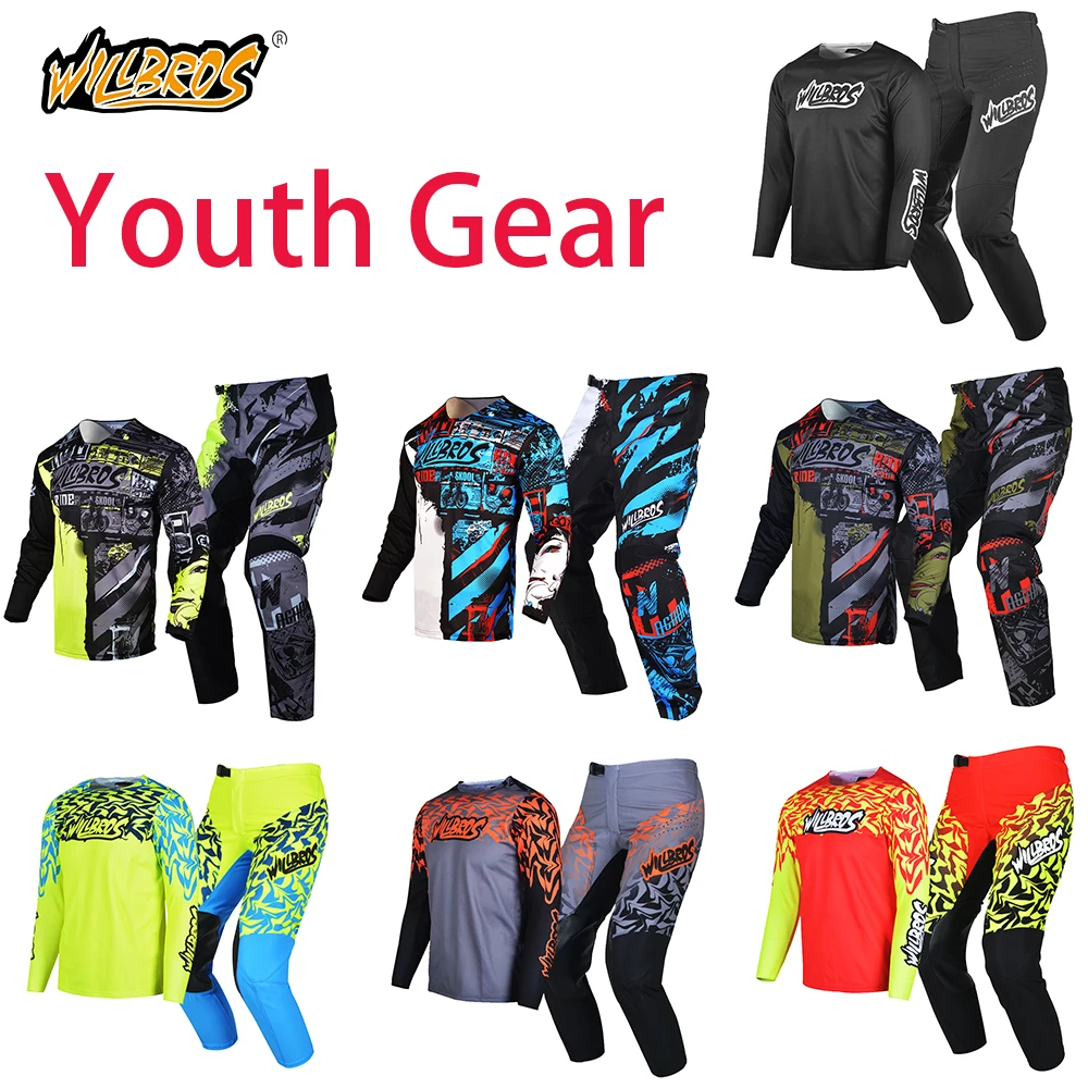 Willbros Youth Kid Jersey and Pants Combo Dirt Bike Motocross Offroad Enduro MX Racing Children Boy's Girl's Gear Combo
Willbros Youth Kid Jersey and Pants Combo Dirt Bike Motocross Offroad Enduro MX Racing Children Boy's Girl's Gear Combo
