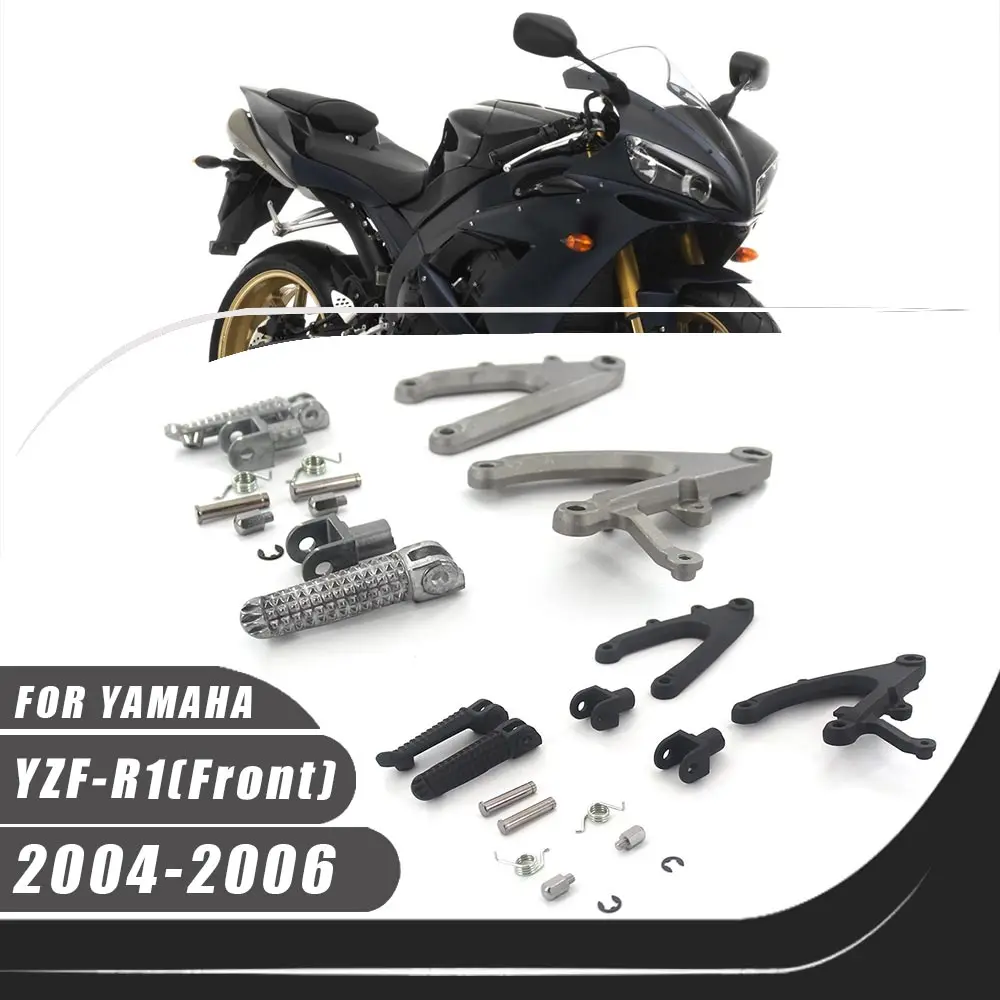 Передняя подставка для ног для пассажира мотоцикла, подставка для ног для Yamaha YZF-R1 YZF R1 2004-2006
Передняя подставка для ног для пассажира мотоцикла, подставка для ног для Yamaha YZF-R1 YZF R1 2004-2006
