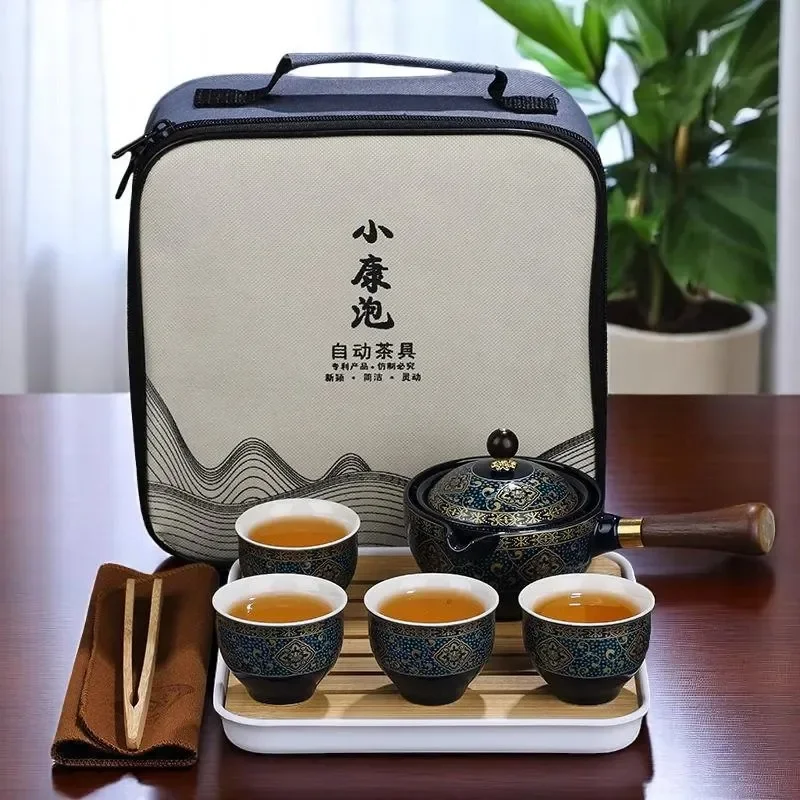 Becoming Chinese 360° Rotation Tea Maker Travel Tea Set Portable Kung Fu Teapot Outdoor Camping Teapot Teacup Set with Bag
Becoming Chinese 360° Rotation Tea Maker Travel Tea Set Portable Kung Fu Teapot Outdoor Camping Teapot Teacup Set with Bag