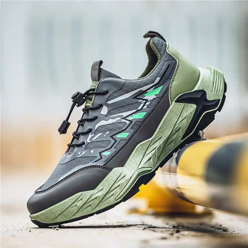 Мужские спортивные кроссовки с нескользящей подошвой и шнуровкой, зеленые, из тканого материала, размер 45, для повседневной носки, Cool Sabot
Мужские спортивные кроссовки с нескользящей подошвой и шнуровкой, зеленые, из тканого материала, размер 45, для повседневной носки, Cool Sabot