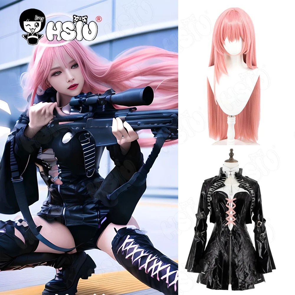 Lemuen Cosplay Costume Wig Fiber synthetic wig「HSIU」Orange pink long hair Leather jacket and short skirt Game Arknight Cosplay
Lemuen Cosplay Costume Wig Fiber synthetic wig「HSIU」Orange pink long hair Leather jacket and short skirt Game Arknight Cosplay