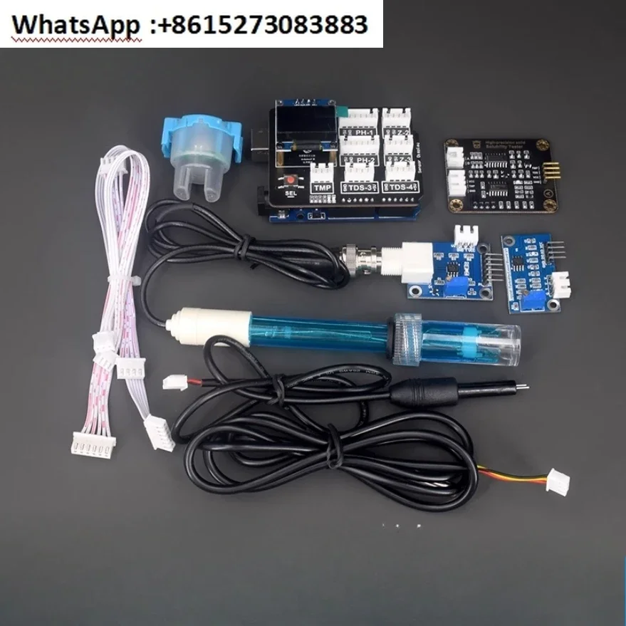Комплект для тестирования качества воды PH мутности TDS, тестирование температуры, электронный DIY для Arduino
Комплект для тестирования качества воды PH мутности TDS, тестирование температуры, электронный DIY для Arduino