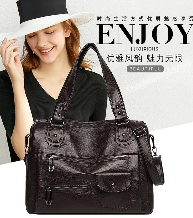 Ladies' fashionable PU business solid color new shoulder bag handbag bolsos de mujer сумка tote bag designer luxury bag bolsos
Ladies' fashionable PU business solid color new shoulder bag handbag bolsos de mujer сумка tote bag designer luxury bag bolsos