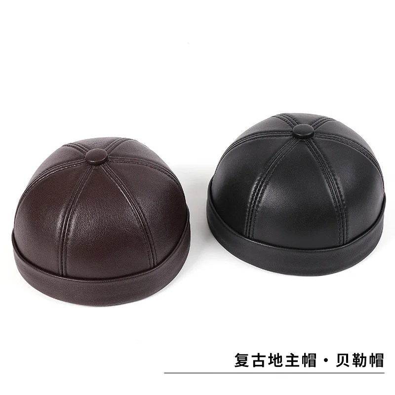 Genuine Leather Skull Cap | Vintage Flat Peaked Hat | Men's Lightweight Autumn Winter Outdoor
Genuine Leather Skull Cap | Vintage Flat Peaked Hat | Men's Lightweight Autumn Winter Outdoor
