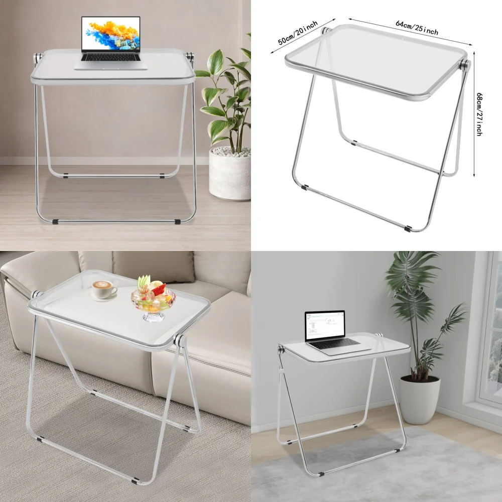 Computer desksTransparent Folding Desk Portable Compact Computer Table for Home Office Small Space Indoor Side Table Lightweight
Computer desksTransparent Folding Desk Portable Compact Computer Table for Home Office Small Space Indoor Side Table Lightweight