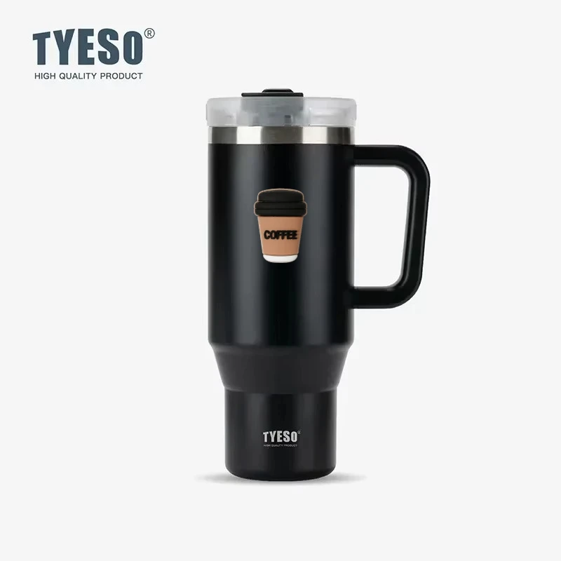 Tyeso 900ML Big Capacity Coffee Sticker Vacuum Cup With Handle Straw Car Mug Thermal Iced Travel Insulated Tumbler Bottle
Tyeso 900ML Big Capacity Coffee Sticker Vacuum Cup With Handle Straw Car Mug Thermal Iced Travel Insulated Tumbler Bottle