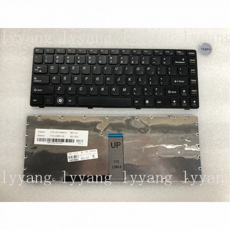 f New for Lenovo IdeaPad Z470 Z475 Z370 Z470A US black frame Keyboard
f New for Lenovo IdeaPad Z470 Z475 Z370 Z470A US black frame Keyboard