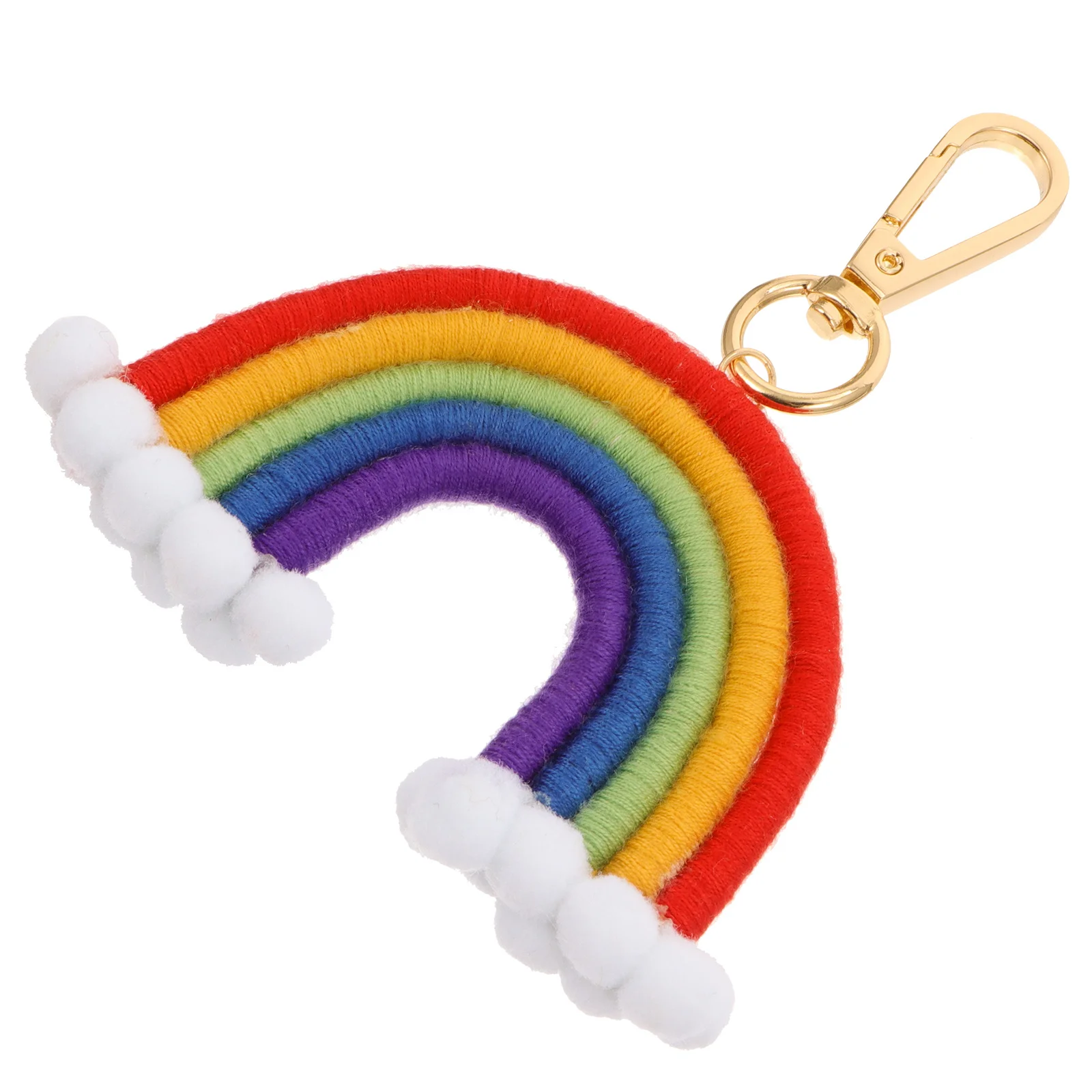 Unique Keychain Car Key Decor Pendant Hand-Woven Rainbow Style Colorful Bag Hanging Ornament Creative Key Ring For
Unique Keychain Car Key Decor Pendant Hand-Woven Rainbow Style Colorful Bag Hanging Ornament Creative Key Ring For