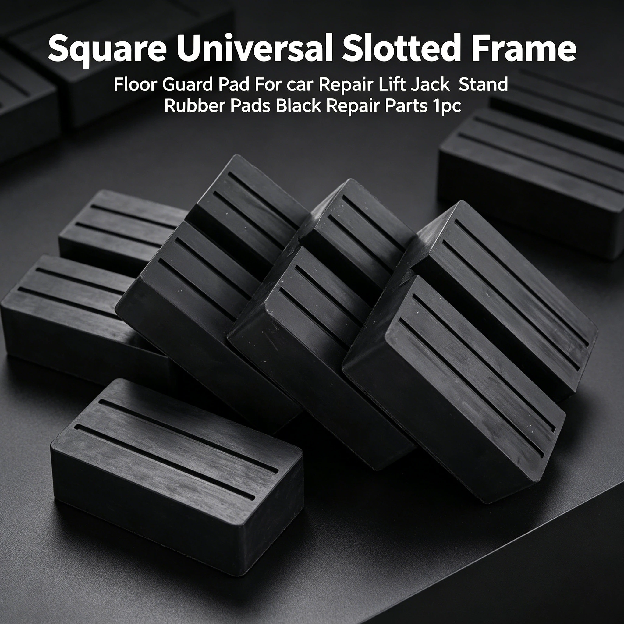 Universal Square Slotted Rubber Jack Stand Pad for Car Lift & Floor Jack, Black 1pc – Repair Parts for Frame Floor Guard
Universal Square Slotted Rubber Jack Stand Pad for Car Lift & Floor Jack, Black 1pc – Repair Parts for Frame Floor Guard
