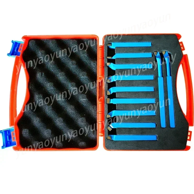 New 220V Alloy Carbide Brazing Lathe Tool Set Tool Holder Metal Welding Head 11 Set Metal Milling Cutter
New 220V Alloy Carbide Brazing Lathe Tool Set Tool Holder Metal Welding Head 11 Set Metal Milling Cutter
