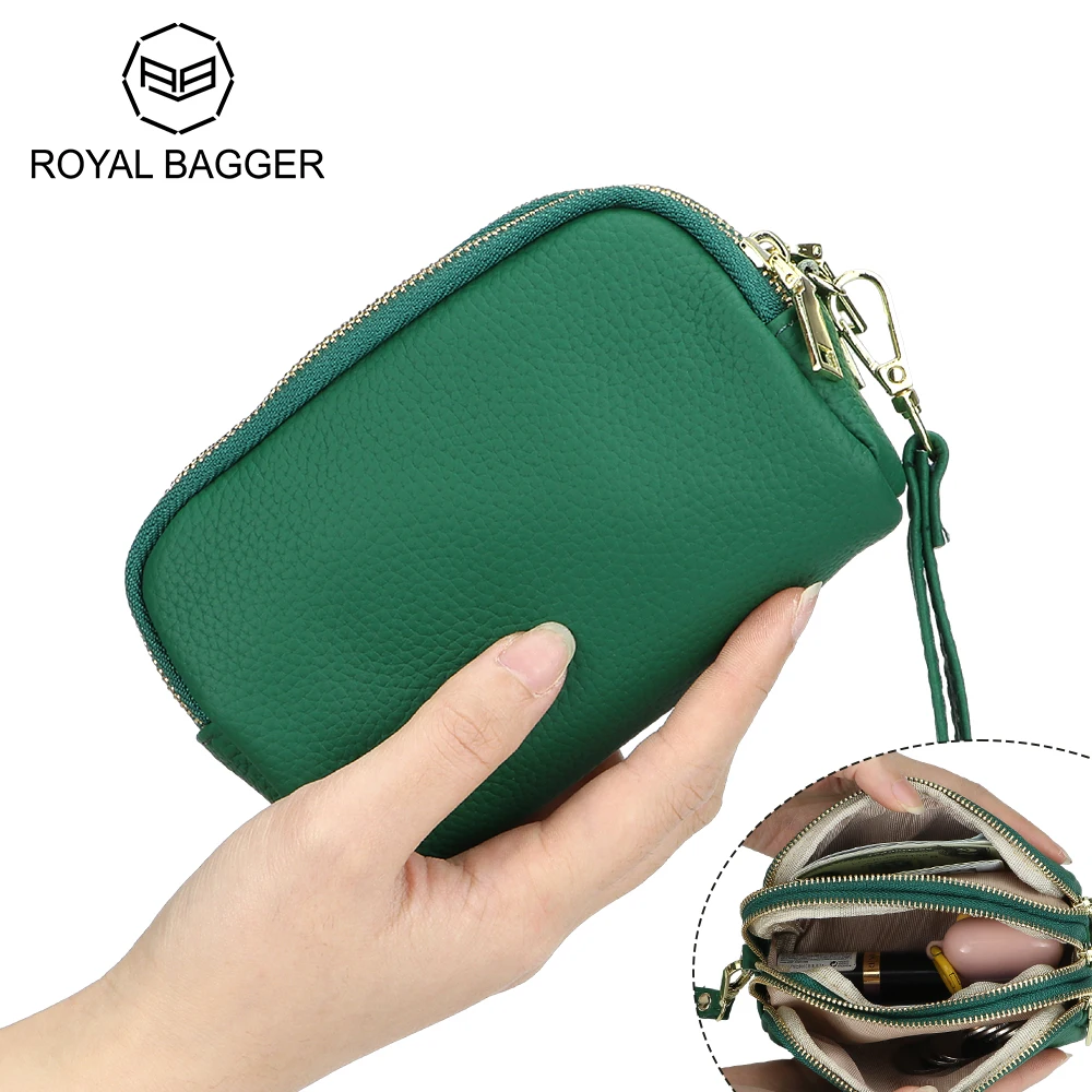 Портмоне из натуральной кожи Royal Bagger, многослойный кошелек на молнии с ремешками на запястье, идеальный клатч для повседневного использования 1609
Портмоне из натуральной кожи Royal Bagger, многослойный кошелек на молнии с ремешками на запястье, идеальный клатч для повседневного использования 1609