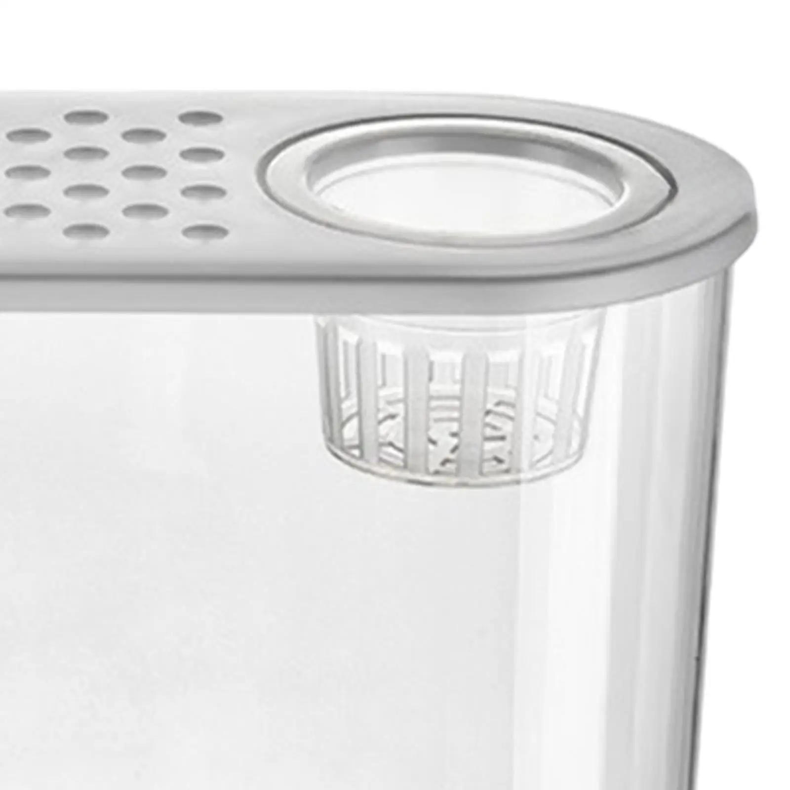 Clear Small Aquarium Tank with Air Vent Lid Desktop Mini Fish Bowl for Office Bedroom Living Room
Clear Small Aquarium Tank with Air Vent Lid Desktop Mini Fish Bowl for Office Bedroom Living Room