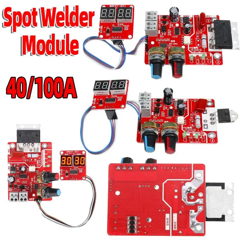 Spot Welding Machine Control Board Adjustable Time Current Spot Welder Controller Module Digital Display DIY Battery Accessories
Spot Welding Machine Control Board Adjustable Time Current Spot Welder Controller Module Digital Display DIY Battery Accessories