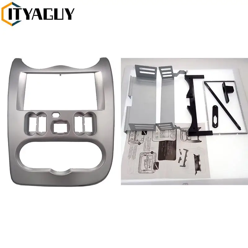 ITYAGUY Double DIN Car dash Radio Fascia for Renault Logan Adapter CD Trim Panel Plate Fascia Frame In Dash Mount Kit
ITYAGUY Double DIN Car dash Radio Fascia for Renault Logan Adapter CD Trim Panel Plate Fascia Frame In Dash Mount Kit