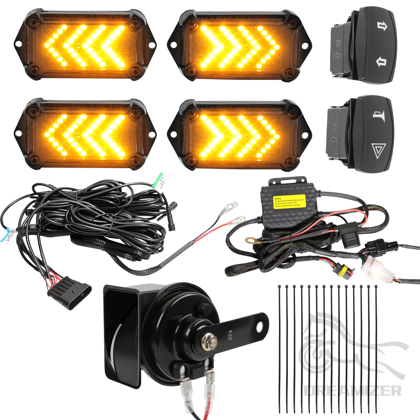 Комплект указателей поворота UTV с звуковым сигналом, предварительно проводной Plug and Play, мигалка ATV SXS с кулисным переключателем, аварийный свет, уличные юридические указатели поворота
Комплект указателей поворота UTV с звуковым сигналом, предварительно проводной Plug and Play, мигалка ATV SXS с кулисным переключателем, аварийный свет, уличные юридические указатели поворота