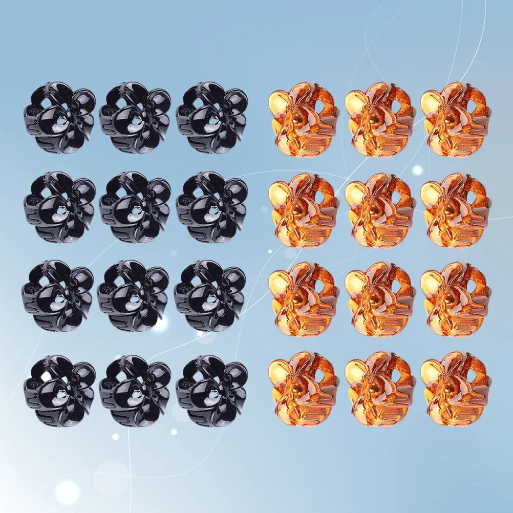 24Pcs Delicate Plum Claws Mini Hair Clips Plastic Flower Shape Hairpins for Women Elegant Daily Party Wear
24Pcs Delicate Plum Claws Mini Hair Clips Plastic Flower Shape Hairpins for Women Elegant Daily Party Wear